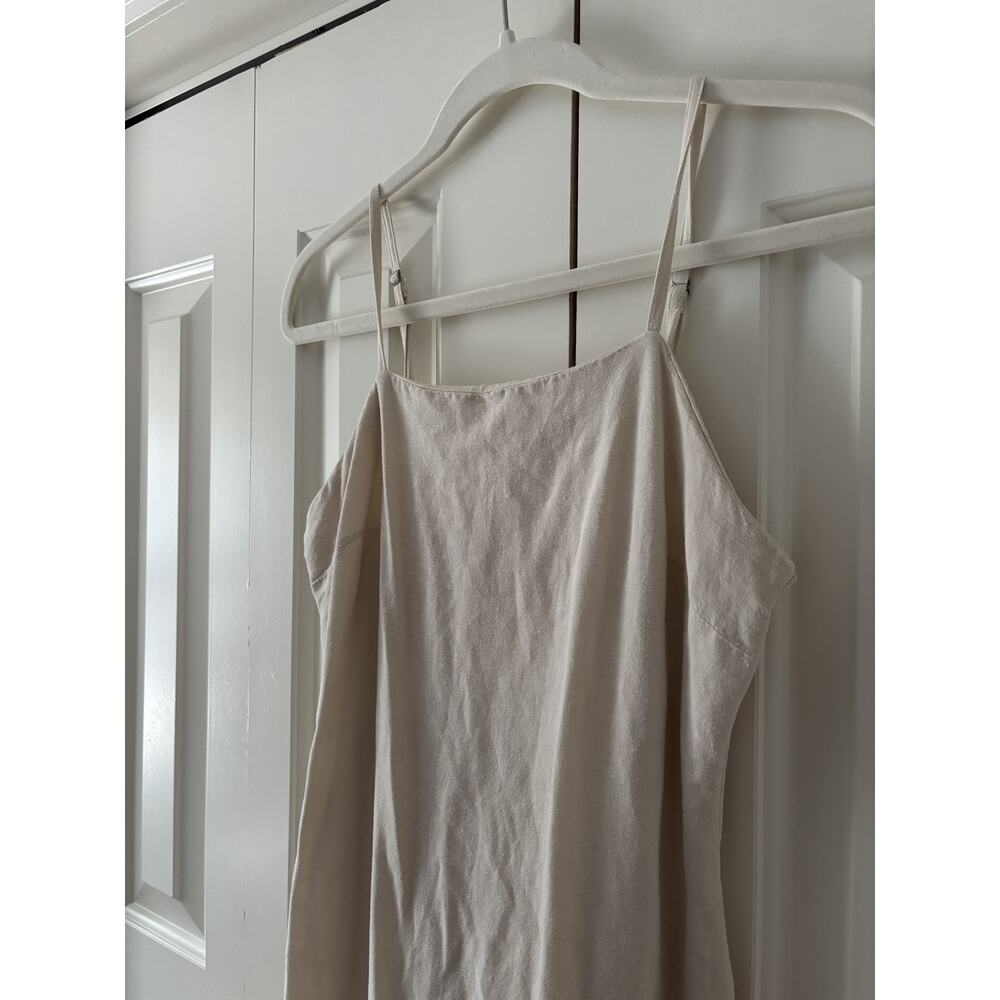 Japna Beige Lightweight Spaghetti Strap Maxi Dress XS - Picture 4 of 7